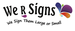 Logo for We R Signs